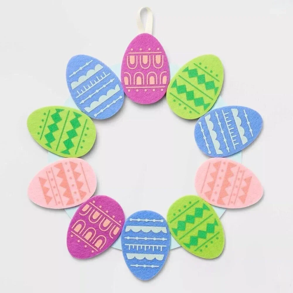Target Spritz Easter Felt Colorful Egg 14